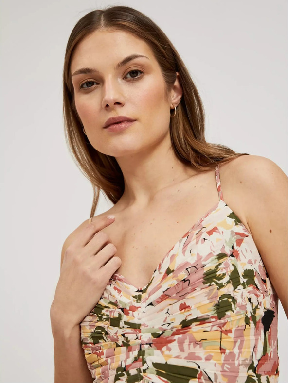 Moodo Старорозова рокля с шарки Moodo