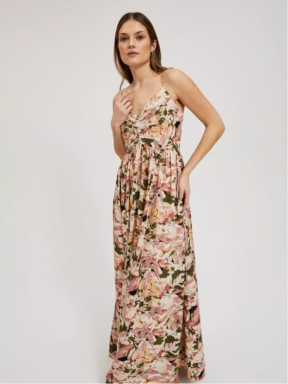 Moodo Старорозова рокля с шарки Moodo