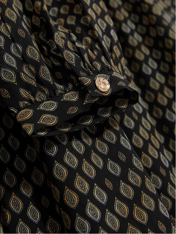 Moodo Черна дамска миди рокля Moodo