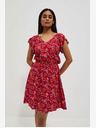 Moodo Червена шарена рокля Moodo