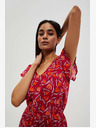 Moodo Червена шарена рокля Moodo