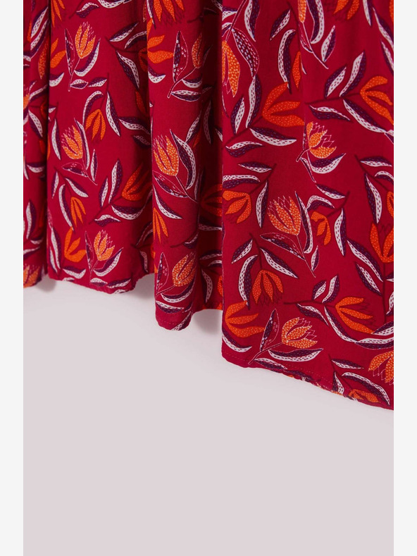 Moodo Червена шарена рокля Moodo