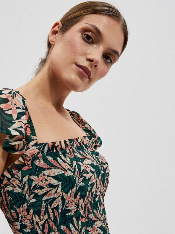 Moodo Дамска рокля с цветя Moodo