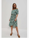 Moodo Зелена шарена рокля Moodo