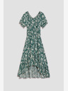 Moodo Зелена шарена рокля Moodo