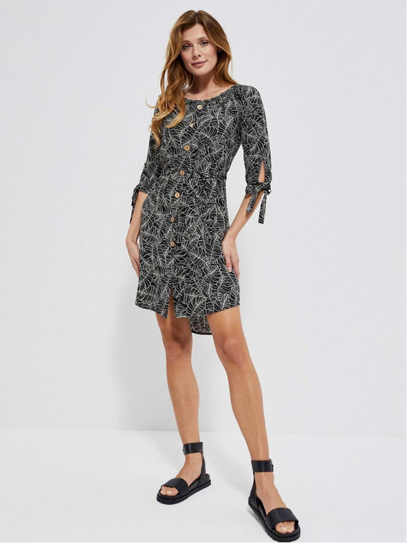 Moodo Риза от вискоза с флорален принт Moodo