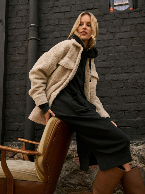 Moodo Рокля с блуза за жени Moodo