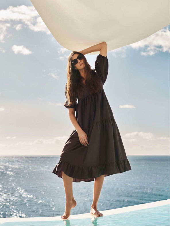 Moodo Дамска рокля с риза Moodo