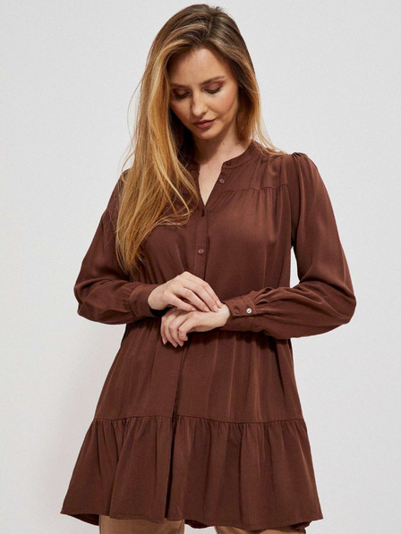 Moodo Кафява дамска рокля Moodo