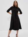 Moodo Черна дамска миди рокля Moodo