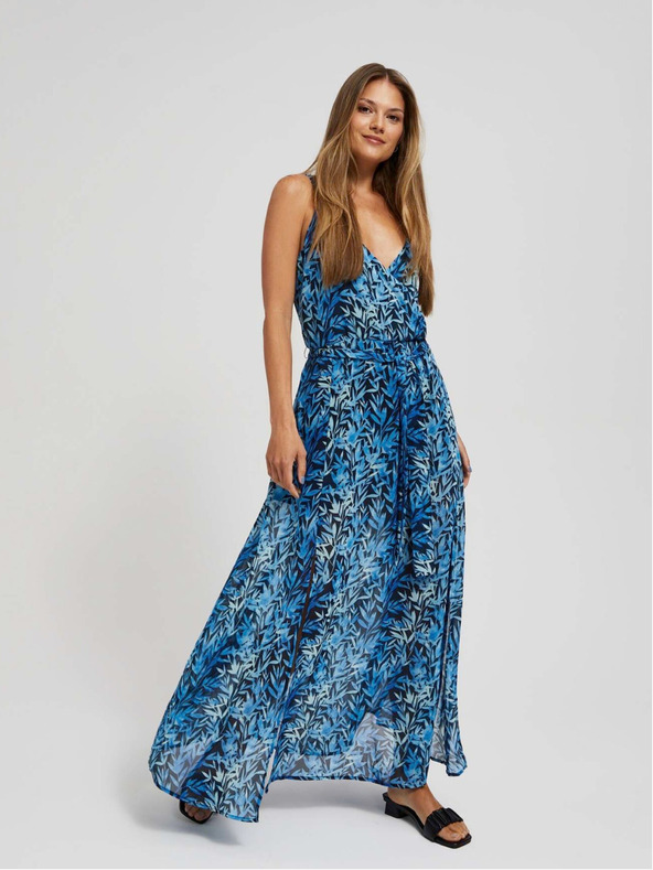 Moodo Дамска рокля с цветя Moodo