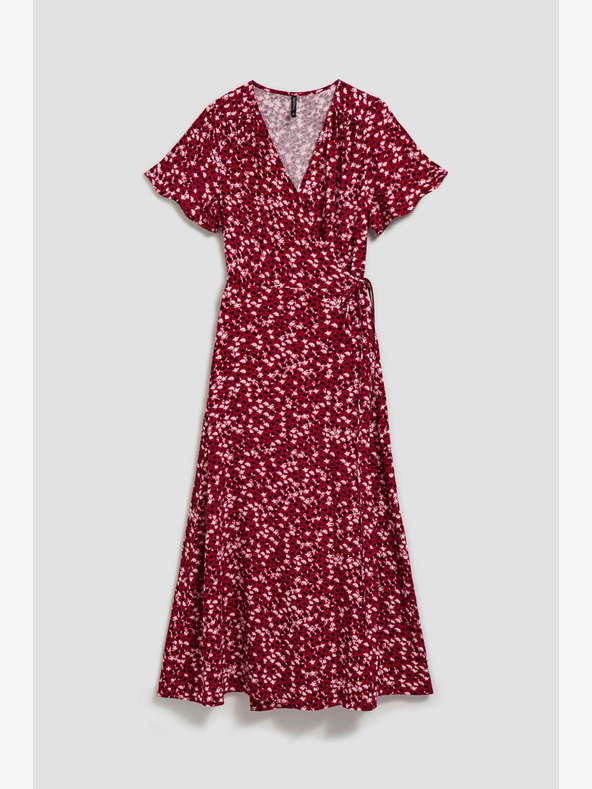 Moodo Тъмнорозова макси рокля Moodo