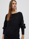 Moodo Черен дамски пуловер Moodo