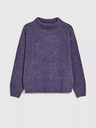 Moodo Лилав пуловер с ролетка Moodo