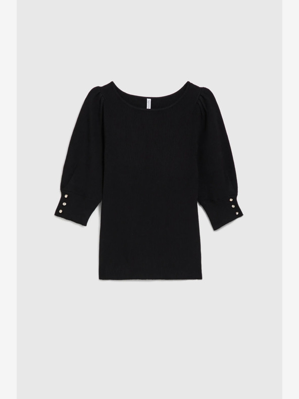 Moodo Черен дамски пуловер Moodo