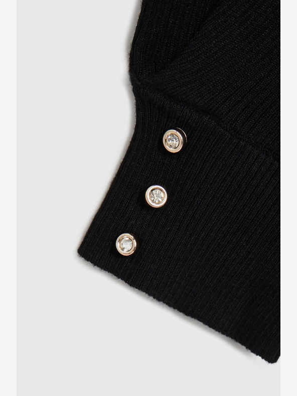 Moodo Черен дамски пуловер Moodo