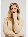 Moodo Бежов дамски пуловер Moodo