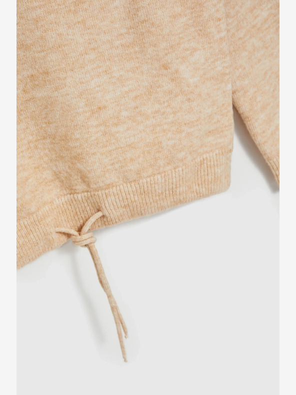 Moodo Бежов дамски пуловер Moodo