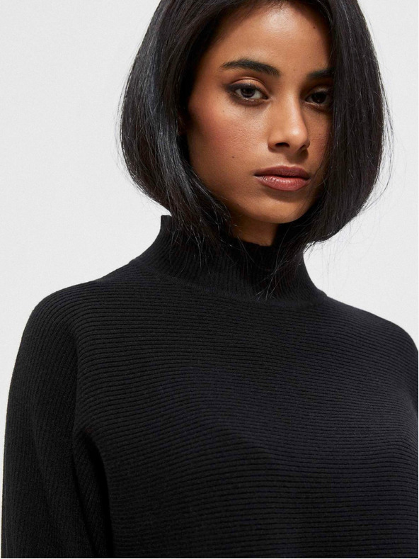 Moodo Черен дамски пуловер Moodo