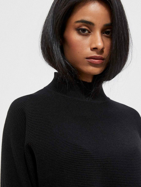 Moodo Черен дамски пуловер Moodo