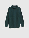 Moodo Тъмнозелен дамски пуловер Moodo