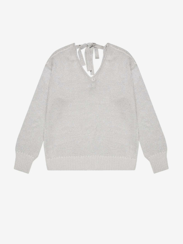 Moodo Сив дамски лъскав пуловер Moodo