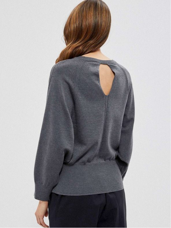 Moodo Сив дамски пуловер Moodo