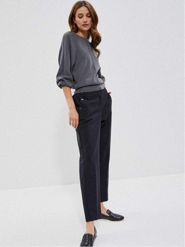 Moodo Сив дамски пуловер Moodo