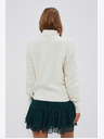 Moodo Кремав дамски пуловер Moodo