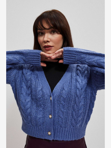 Moodo Синя дамска жилетка Moodo