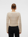 Vero Moda Бежов дамски пуловер Vero Moda