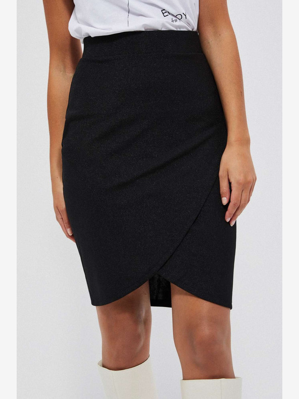 Moodo Черна пола за жени Moodo