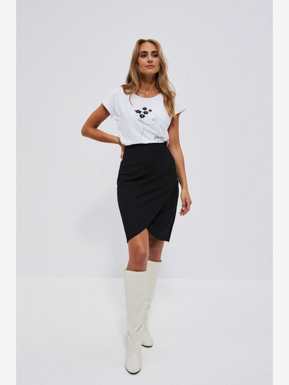 Moodo Черна пола за жени Moodo