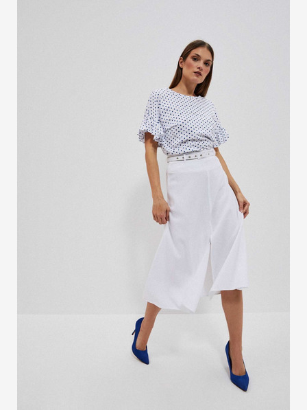 Moodo Бяла дамска пола Moodo