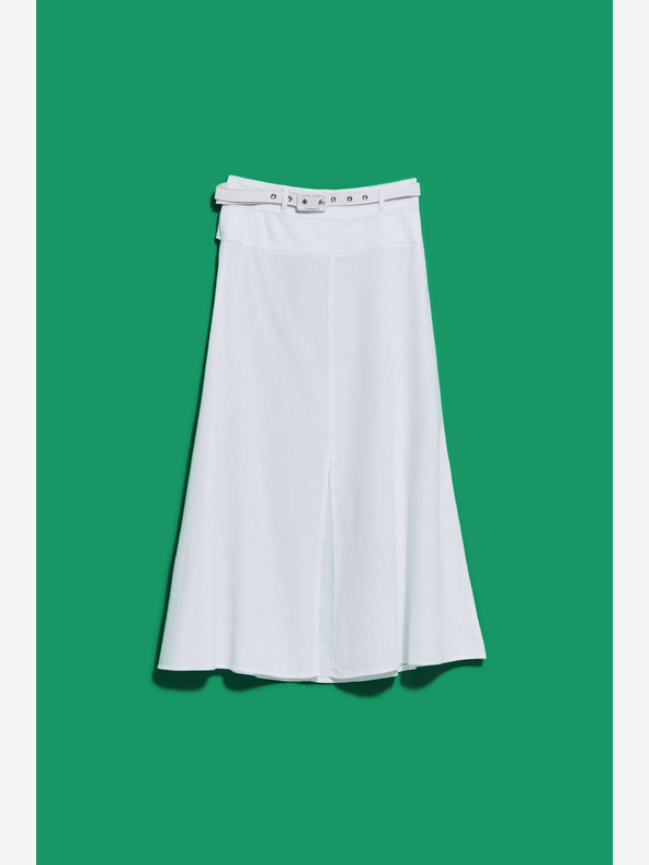 Moodo Бяла дамска пола Moodo