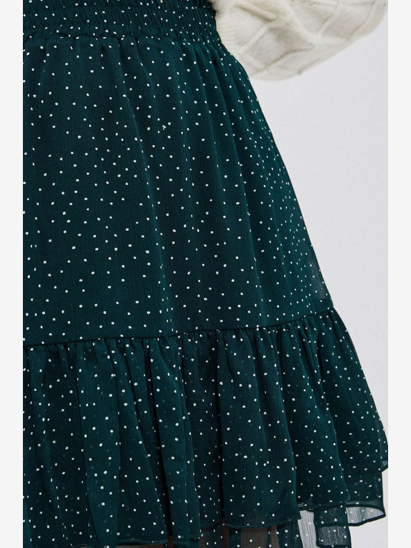 Moodo Зелена пола на точки за жени Moodo