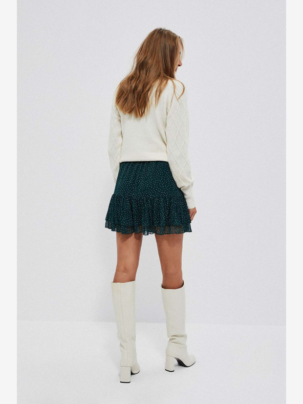 Moodo Зелена пола на точки за жени Moodo