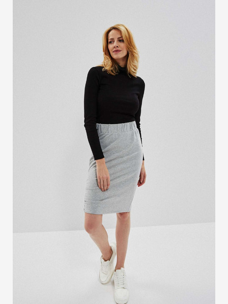 Moodo Светлосива дамска пола Moodo