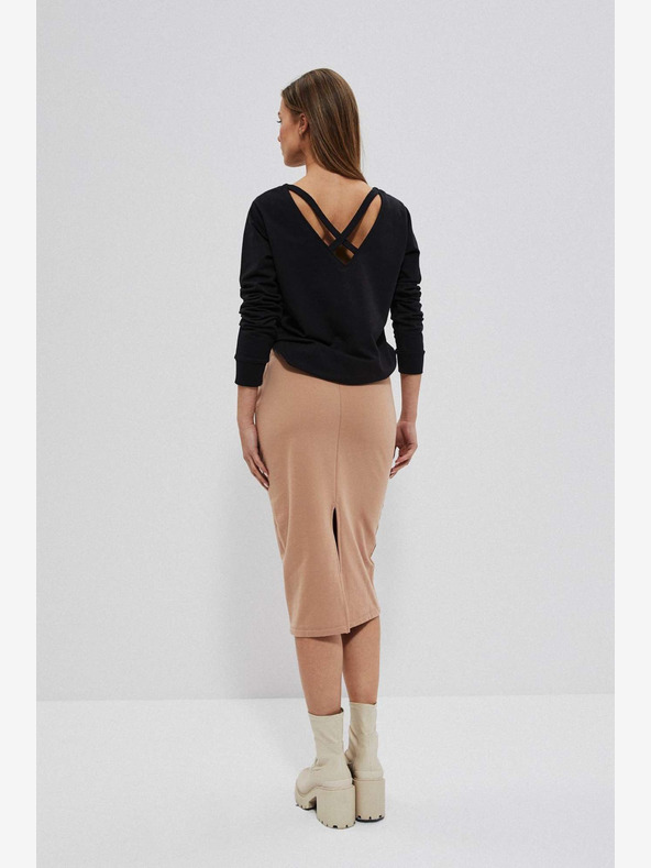 Moodo Бежова дамска спортна пола Moodo