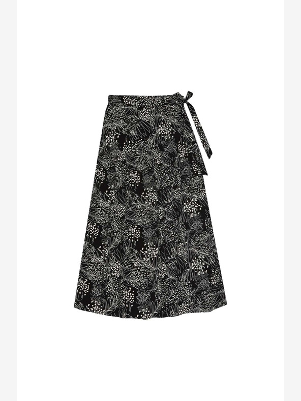 Moodo Бяло-черна дамска шарена пола Moodo