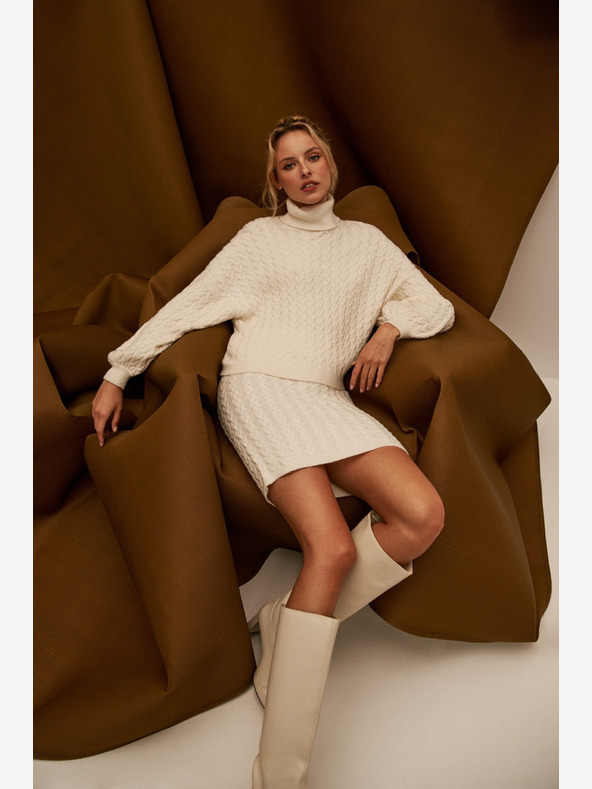 Moodo Кремава дамска пола Moodo