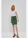 Moodo Зелена дамска пола с колан Moodo