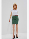 Moodo Зелена дамска пола с колан Moodo