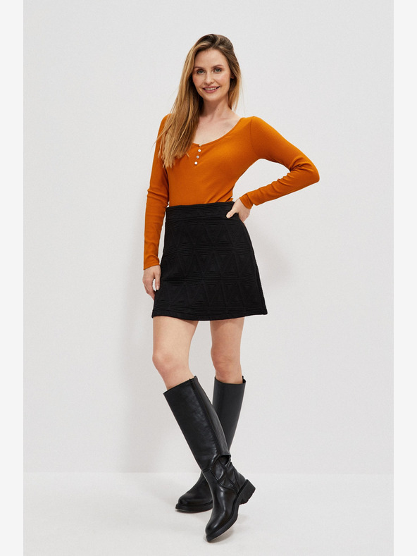 Moodo Черна пола за жени Moodo