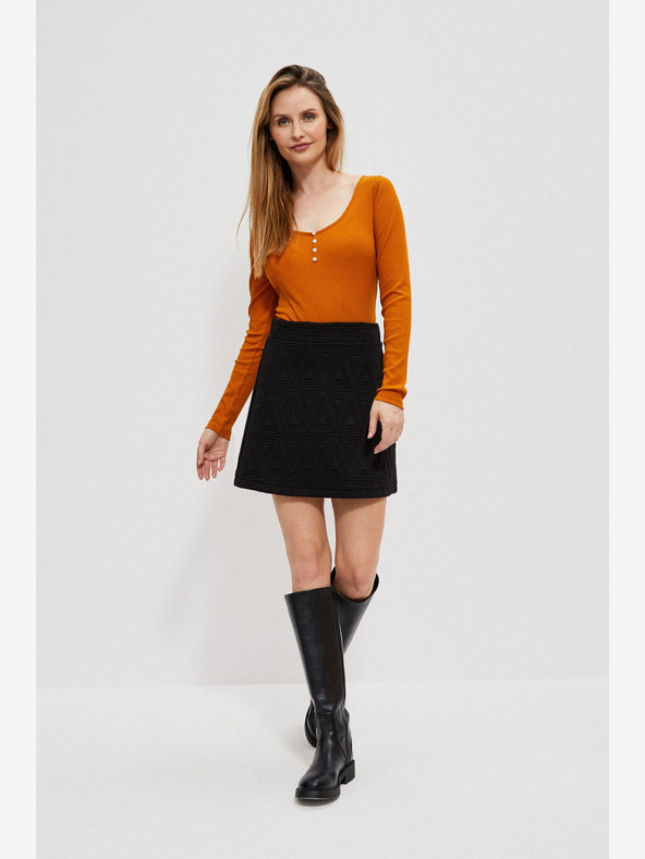 Moodo Черна пола за жени Moodo