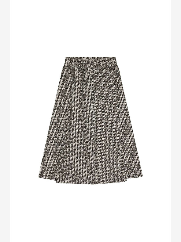 Moodo Бяло-черна дамска шарена пола Moodo