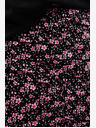 Moodo Розово-черна дамска пола на цветя Moodo