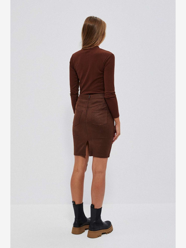 Moodo Кафява дамска пола Moodo