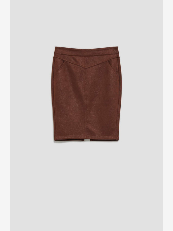 Moodo Кафява дамска пола Moodo