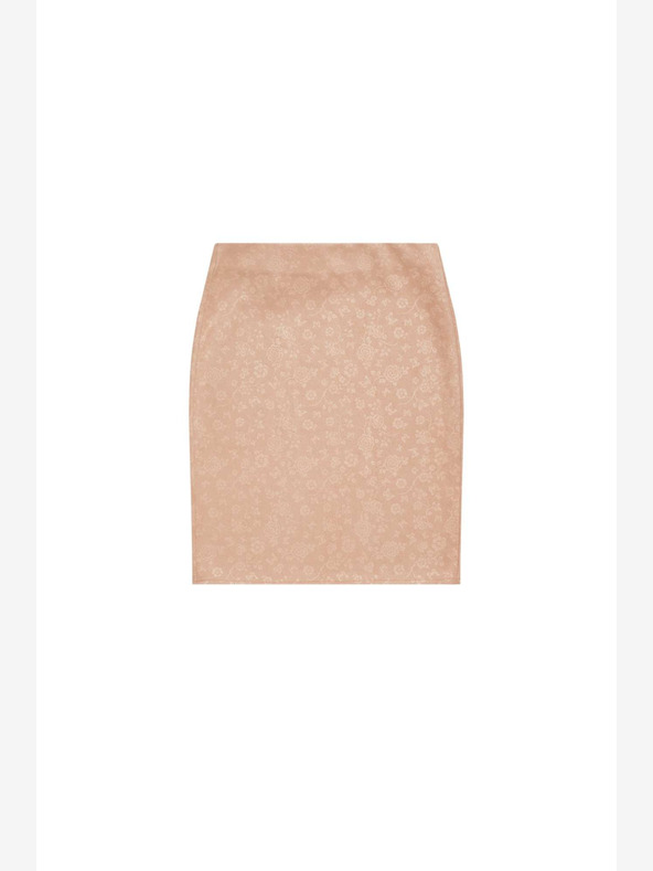 Moodo Бежова дамска пола на цветя Moodo